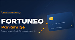 Comment parrainer ou se faire Parrainer pour Fortuneo et Toucher 160€ voire plus avec le cashback de nos parrains