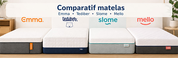 comparatif matelas emma tediber slome mello parrainage reduction